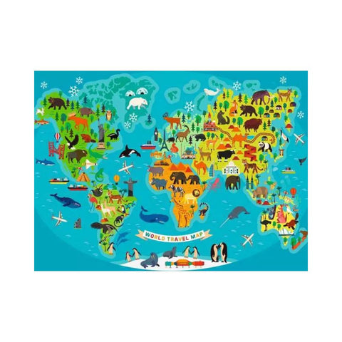 Ravensburger Animal World Map 150XL puzzle
