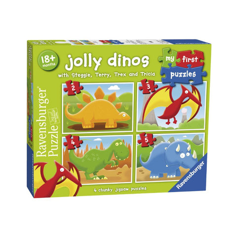 Ravensburger - Jolly Dinos My First 2, 3, 4, 5pc Puzzle