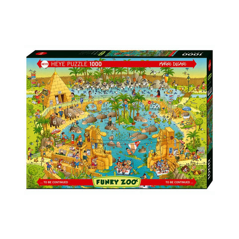 Heye 1000pc Puzzle Funky Zoo African Habitat