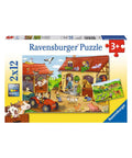Ravensburger 2 x 12pc Puzzle Working On The Farm