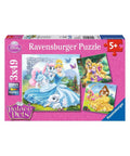 Ravensburger - Belle, Cinderella and Rapunzel 3x49pc Puzzle