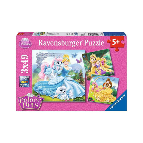 Ravensburger - Belle, Cinderella and Rapunzel 3x49pc Puzzle