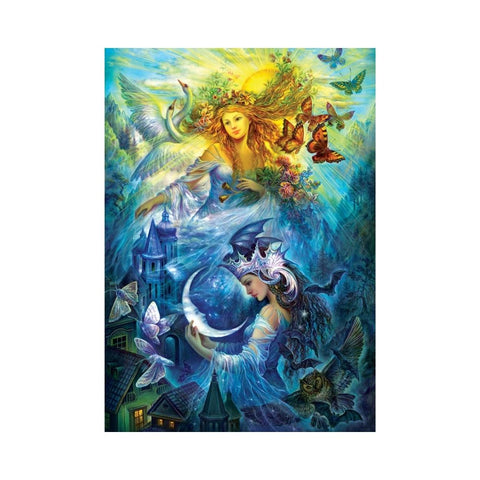 Art Puzzle - The Day and Night Princesses 1000pc Puzzle